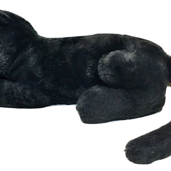 RARE Heunec Black Panther Big Jungle Cat Plush 28" - Picture 4 of 9